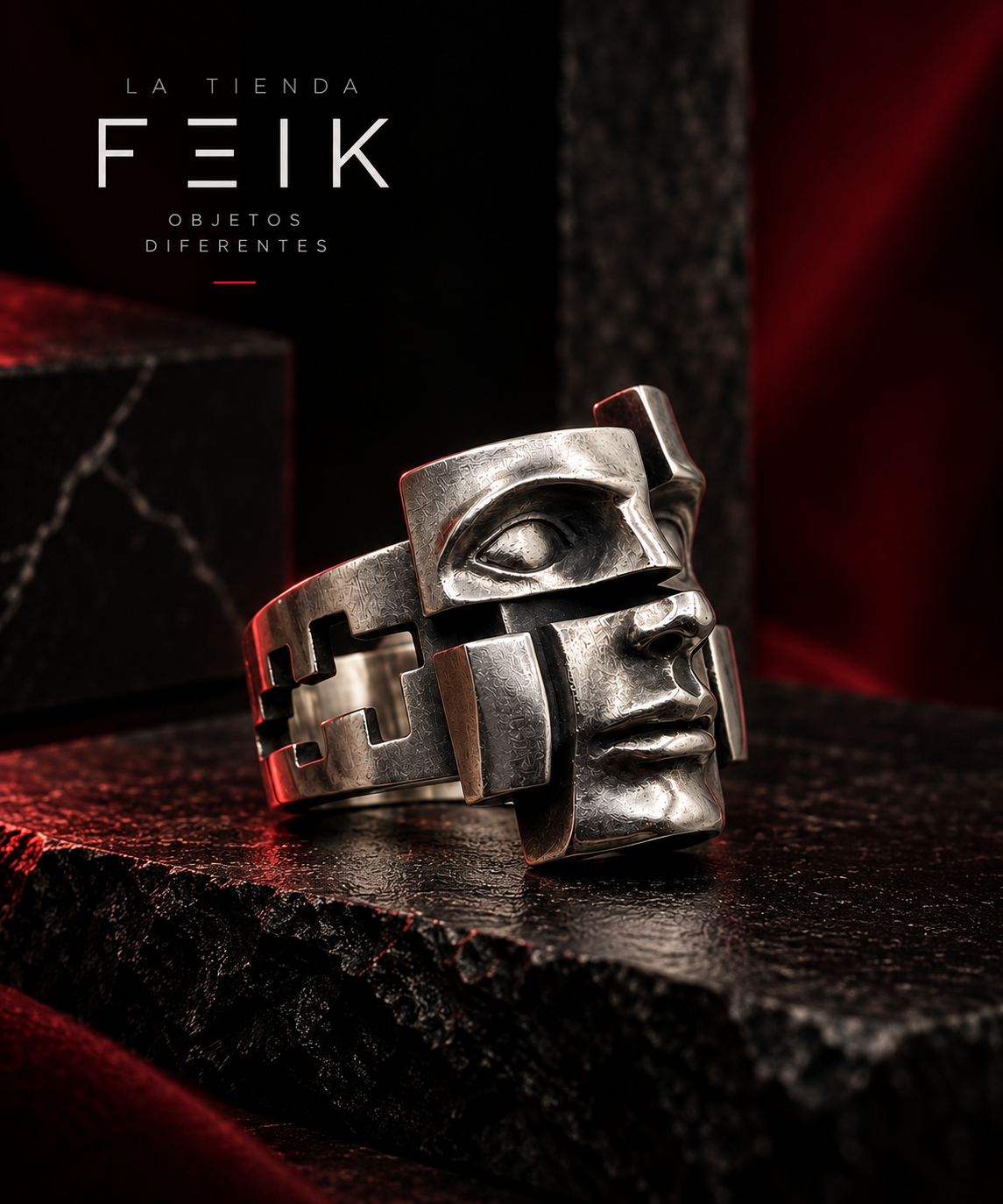 Anillo Arte Abstracto